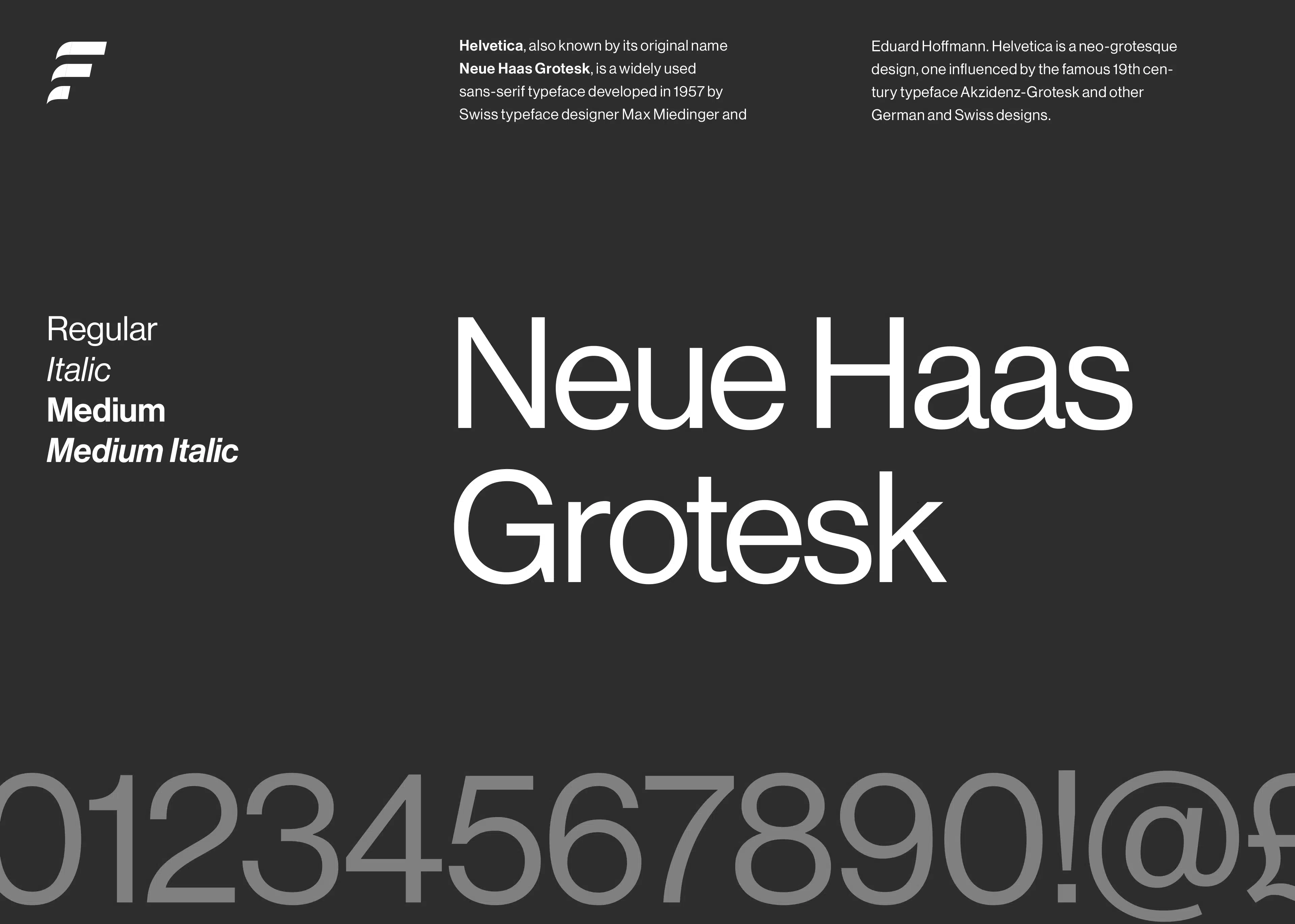 Fasterlines Brand guidelines typography