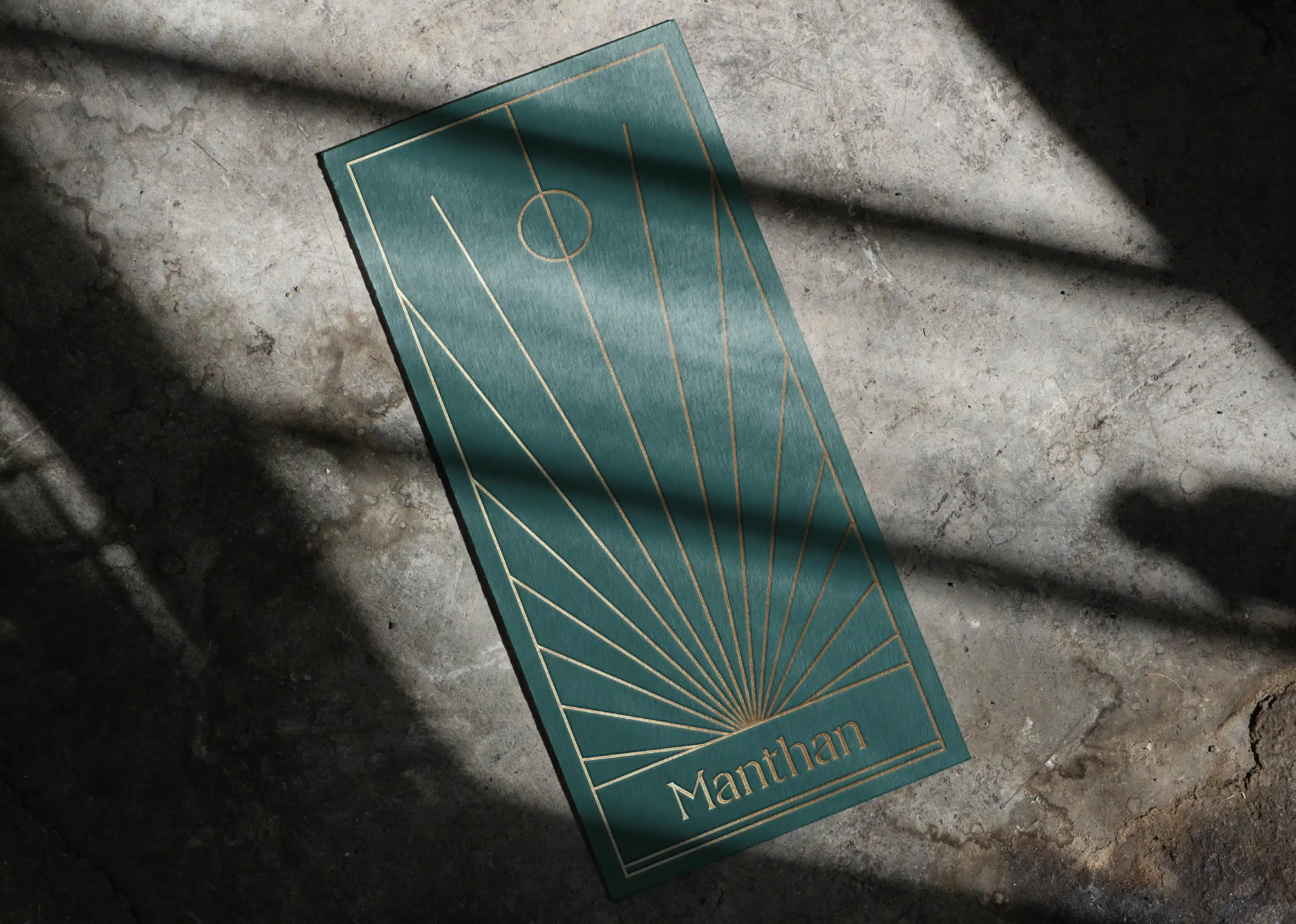 Innovative Indian food and cocktails menu design